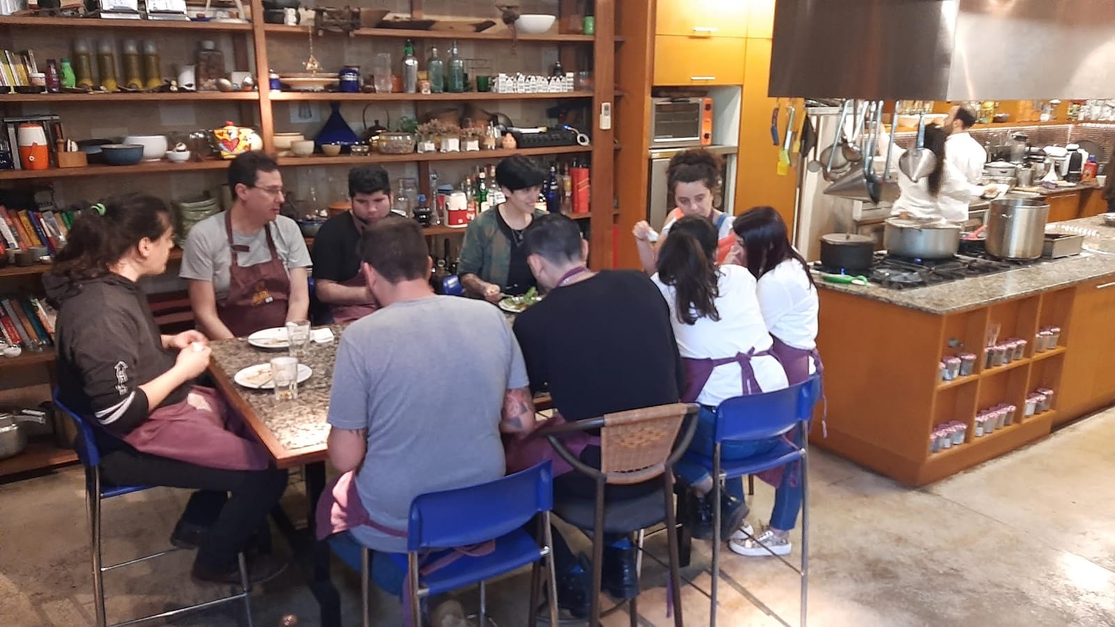 Aula De Culinária Argentina E Almoço Ou Jantar