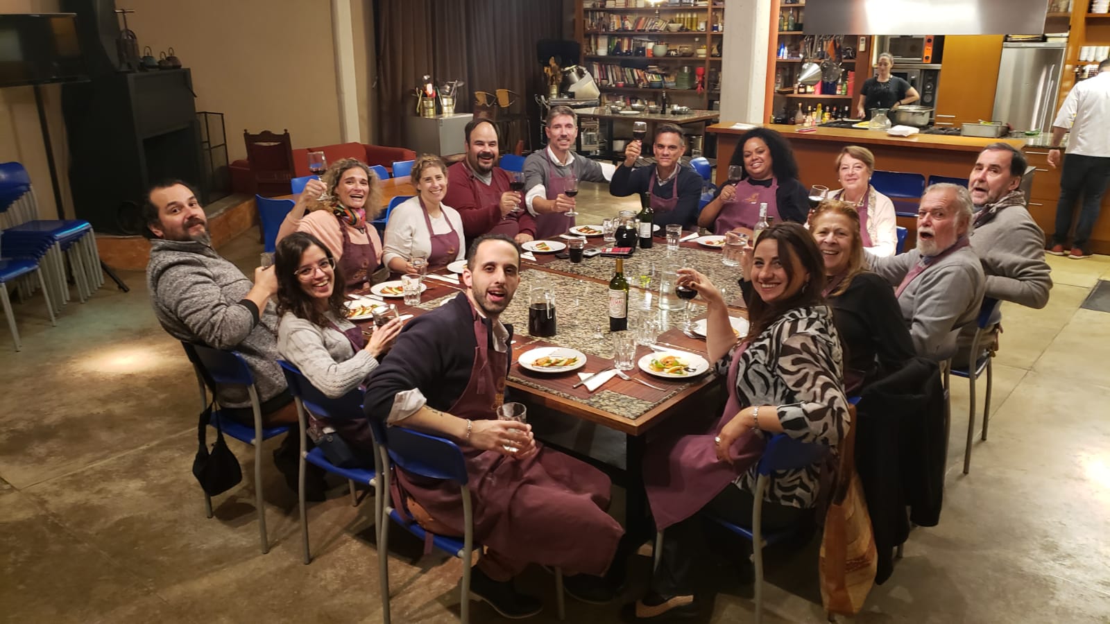 Aula De Culinária Argentina E Almoço Ou Jantar
